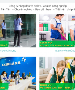 web vệ sinh công nghiệp