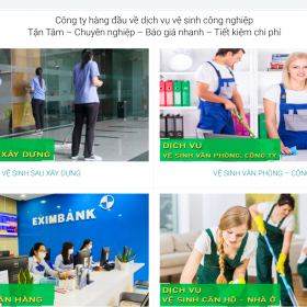 web vệ sinh công nghiệp
